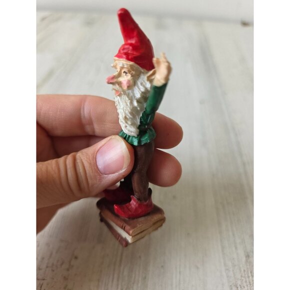 Vintage elf books figurine village Xmas decor - Picture 2 of 8